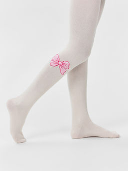 Цена за 3 пары! Колготки детские розовые с бантиком - Mark formelle фото 4