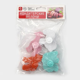 Плунжеры кондитерские Доляна Зоопарк, набор 4 шт., 6?5 см, пластик, МИКС  фото 5