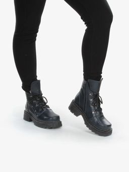 04-926-LACI DARK BLUE Ботинки зимние женские (натуральная кожа, натуральный мех) - Фабричный китай фото 4