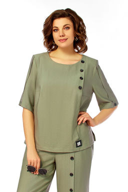 Костюм Olga Style С1022 хаки  фото 4