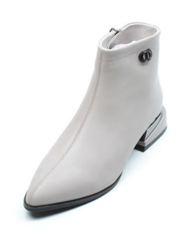 01-PCG266-3 GRAY/BEIGE Ботинки демисезонные женские - No name фото 5