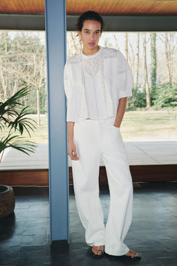 ZW COLLECTION BARREL MID-RISE JEANS