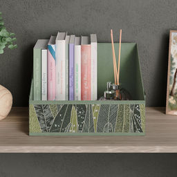 VAL GR-BOX-R Короб стеллажный без крышки 30*23*20 см, GREEN, шт