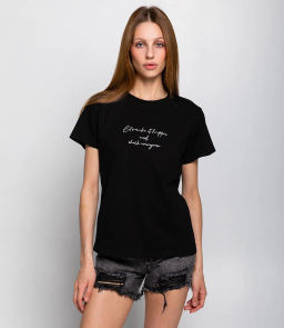 Футболка #КТ05102, чёрный