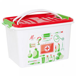 Контейнер-аптечка пластмассовый 22х31х20см (Россия)