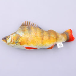 Игрушка для кошек с мятой Окунь из текстиля, 20 см - Пушистое счастье фото 4