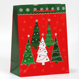 Пакет ламинированный вертикальный Ёлочка, MS 18 23 8 см