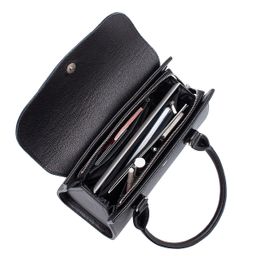 Женская кожаная сумка Bloy Black - Lakestone фото 10