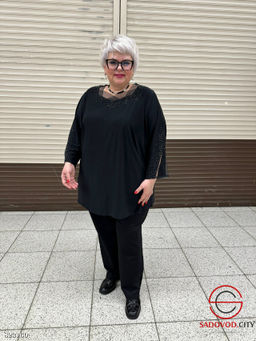 Туника женская со стразами