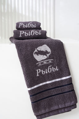 14418/10 Знаки зодиака полотенце махровое плотность 350гр