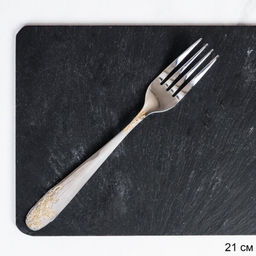 Вилка столовая 1 штука Золото Кантата Глянец / MJ3282-1 /уп/