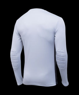 Футболка вратарская JOGEL CAMP GK Padded LS, серый/черный/белый фото 2