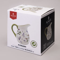 КУВШИН AGNESS FLOWER STORY 18*13*16,5 СМ 1150 МЛ  фото 2