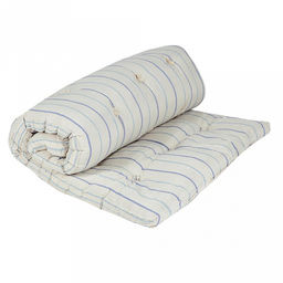 Матрас ватный "Оптима S" Стандарт/напольный, 90х200х8см, наполнитель "РВ" (регинирированное волокно, хлопок 30-50%) чехол тик смесовый 170г/м2 (хлопок 30%; полиэстер 70%), упаковка пакет-туба ПВХ 90х50см, 0,144м3/8кг, Домашняя мода (Россия)