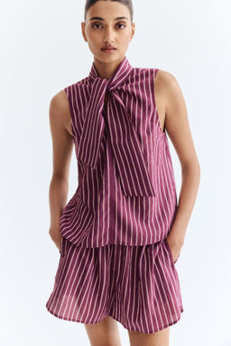 Blusa con lazada - H&m фото 2