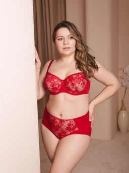 БЮСТГАЛЬТЕР Milavitsa 116180/G64 рубин/нюд  фото 6