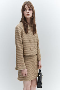 Chaqueta cruzada con textura - H&m фото 5