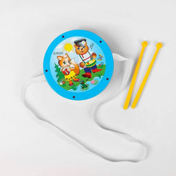 Цена за 2 шт. Игрушечный барабан, для детей, МИКС
