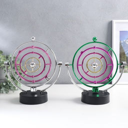 Маятник настольный антистресс «Планета с орбитами», 23.5×22×2.5 см