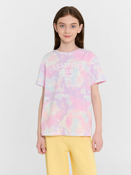 Футболка для девочек розовая с надписью creativity club - Mark formelle фото 2