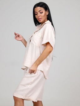 566 ЖЕНСКИЙ КОСТЮМ (шорты) (Молочный) - А-дина фото 4