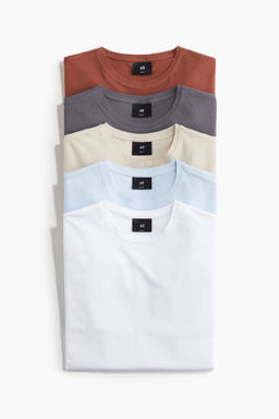 Pack de 5 camisetas Slim Fit - H&m фото 2