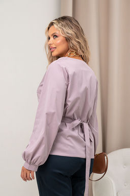 Блузка ТБ-124 серо-лиловый - Angelika фото 9