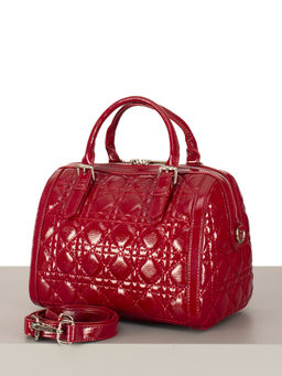 LACCOMA сумка WJA9675-красный эко кожа хлопок  фото 5