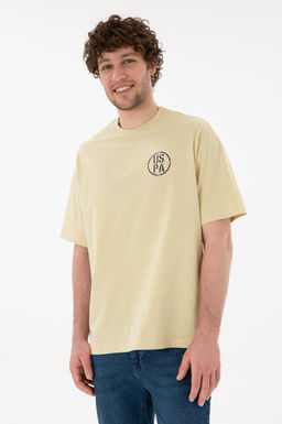 Erkek Oversize Fit Bisiklet Yaka A__k Haki Ti__rt Sepette S_rpriz _ndirim - U.s. polo assn фото 4