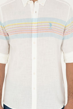 Мужская мятная рубашка с длинным рукавом Неожиданная скидка в корзине - U.s. polo assn фото 6