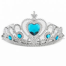 Карнавальный костюм «Снежная принцесса»: плащ, корона, кулон, серьги, палочка