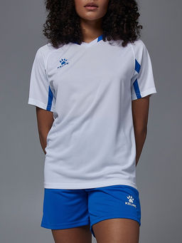 Футбольная форма KELME Short-Sleeved Football Suit (White/Blue)