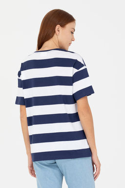 U. S. Polo Assn Женская темно-синяя футболка с круглым вырезом - U.s. polo assn фото 5