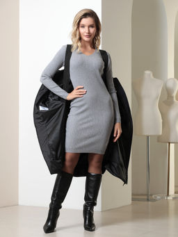 25403 Пальто т.синий - Dizzyway фото 5