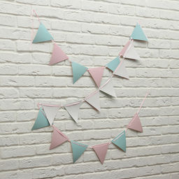 Гирлянда на ленте «Розовый и голубой» 400 см