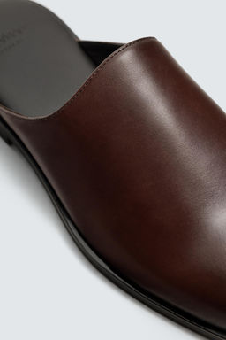 LEATHER CLOGS - Zara фото 7