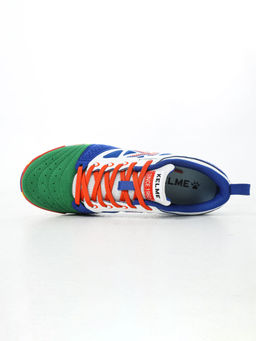 Футзалки KELME Mens Soccer Shoes (IN) (White/Green)