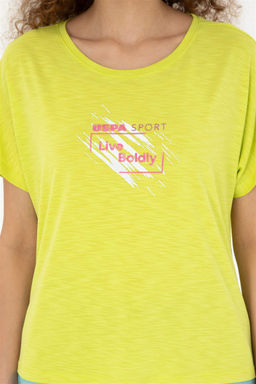 U. S. Polo Assn / Женская фисташково-зеленая футболка - U.s. polo assn фото 6