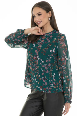 Блуза Волшебный шифон (грин) - Diolche фото 5