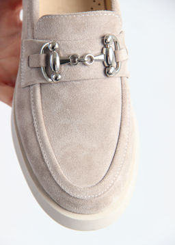 Лоферы туфли EDART 172.1841 be. каменная замша фото 15