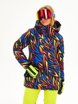 Женская горнолыжная сноубордическая куртка Alpha Endless Ultra Chaleur SNB 423/316_1 Разноцветный  фото 5