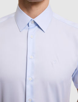 A__k Mavi Regular Fit K_sa Kollu G_mlek