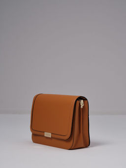 Сумка через плечо Deboro 30532 оранжевый карандаш