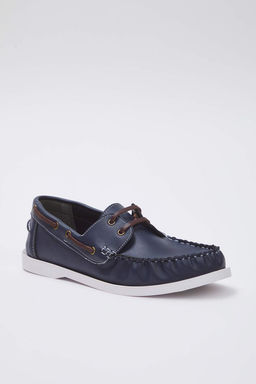 Trendyolmilla Shoes Lacivert Erkek Duz Loafer Ayakkab? TAKSS25LA00018  фото 2