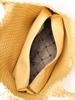 LACCOMA сумка СУ1033-А-светло-желтый эко кожа хлопок  фото 5