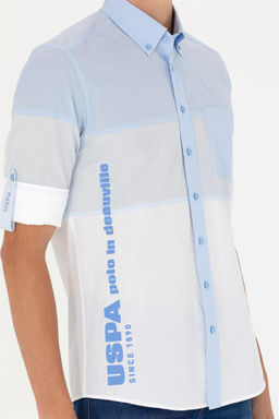 U. S. Polo Assn Мужская синяя рубашка с длинным рукавом - U.s. polo assn фото 13