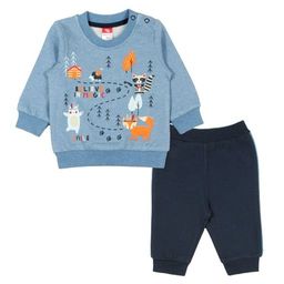 CRB wear/CWB 9867 Комплект ясельный (джемпер, брюки), голубой-темно-синий/Ex.Cherubino