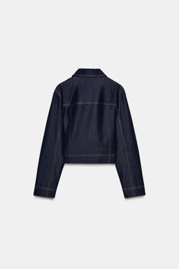 CONTRAST TOPSTITCHING JACKET - Zara фото 5