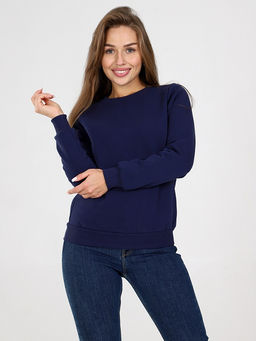 Свитшот женский из футера с начесом Синее Море