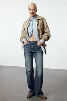 Mavi More Sustainable Soluk Efekt Vintage Normal Bel Straight Jeans TWOAW25JE00180